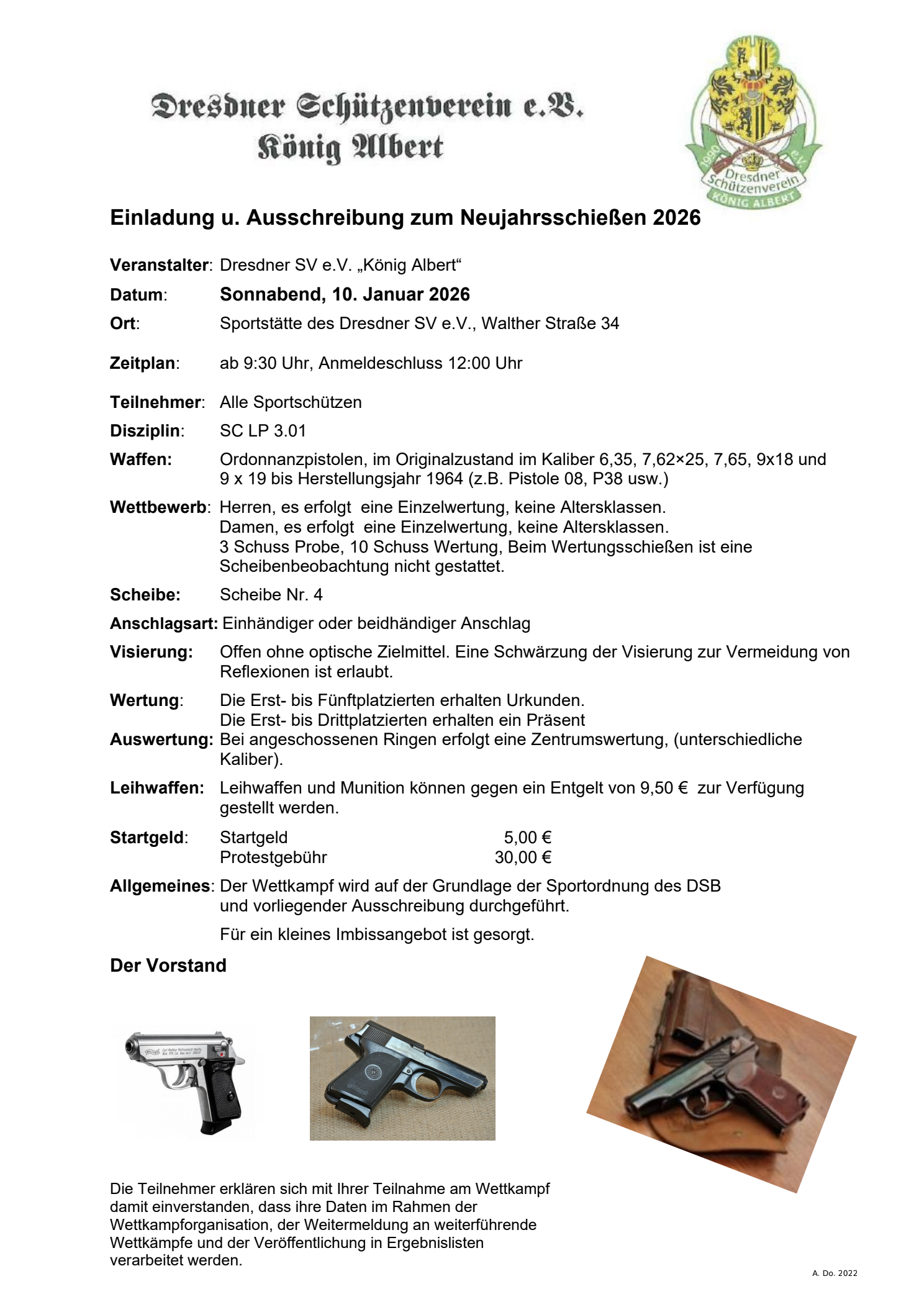 Neujahrsschießen DD