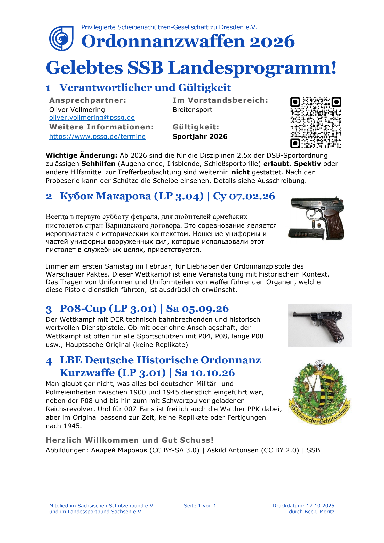 Ordonnanzwaffen 2026