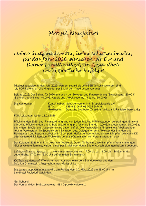 Neujahrsbrief