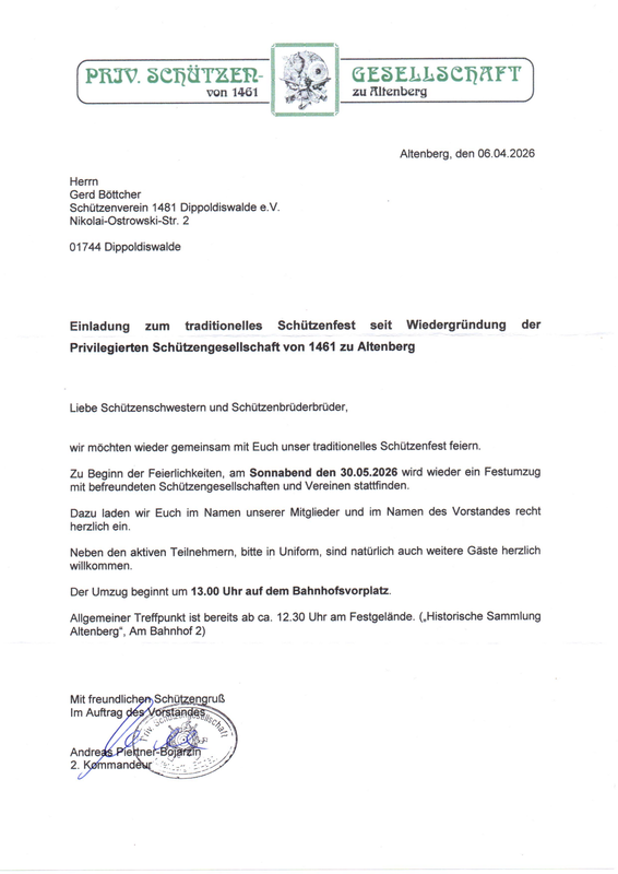 Schützenfest Altenberg