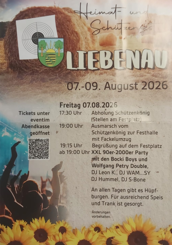 Schützenfest Liebenau