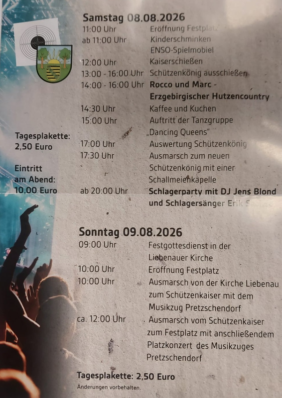 Schützenfest Liebenau